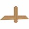 Ekena Millwork Eugene Smooth Timber Gable Bracket, Western Red Cedar, 36"W x 12"H x 1 1/2"D x 3 1/2"F, 8/12 Pitch GBW036X12X0204EUG00SWR - alternate 2